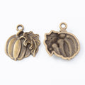 Zinc Alloy Pumpkin Charm Pendant for DIY Necklace Bracelet Jewelry Making view 3