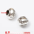 DIY Vintage Zinc Alloy Mixed Large Hole Beads For European Bracelet Necklace Jewelry Making view 2