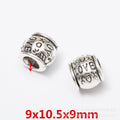 DIY Vintage Zinc Alloy Mixed Large Hole Beads For European Bracelet Necklace Jewelry Making view 4
