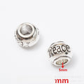 DIY Vintage Zinc Alloy Mixed Large Hole Beads For European Bracelet Necklace Jewelry Making view 3