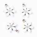 Zinc Alloy Flower Charm Pendant No.188765 for DIY Necklace Bracelet Jewelry Making view 2