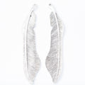 Zinc Alloy Feather Leaf Charm Pendant No.568271 for DIY Necklace Bracelet Jewelry Making view 3