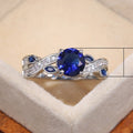 Fashion OL Womens Zircon Ring With Simulated Diamond Look For Costume Jewelry view 5
