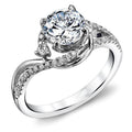 Japan Korea Style Women's Zircon Inlaid Creative Ring For Engagement And Wedding Jewelry view 1