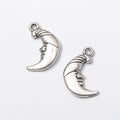 Zinc Alloy Moon Charm Pendant for DIY Necklace Bracelet Jewelry Making view 2