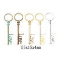 DIY Vintage Zinc Alloy Love Key Charm Pendants Jewelry Accessories For Bracelets And Necklaces view 1
