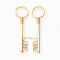 DIY Vintage Zinc Alloy Love Key Charm Pendants Jewelry Accessories For Bracelets And Necklaces view 4