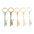 DIY Vintage Zinc Alloy Love Key Charm Pendants Jewelry Accessories For Bracelets And Necklaces view 5