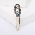 Alloy Rhinestone Fashion Brooch Pin For Elegant Women's Cardigans view 6
