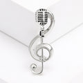 Alloy Music Note Brooch Pin For Versatile Clothing Decoration view 5