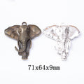 DIY Vintage Zinc Alloy Elephant Charm Pendants Jewelry Accessories For Bracelets And Necklaces view 1