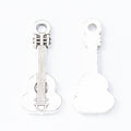 Zinc Alloy Guitar Charm Pendant No.332732 for DIY Necklace Bracelet Jewelry Making view 2