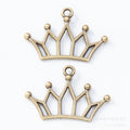 DIY Vintage Zinc Alloy Crown Charm Pendants Jewelry Accessories For Bracelets And Necklaces view 4