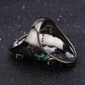 Creative Ethnic Style Womens Rhinestone Ring With Landscape Pastoral Theme Fashion Jewelry view 3