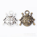 DIY Vintage Zinc Alloy Beetle Charm Pendants Jewelry Accessories For Bracelets And Necklaces view 1