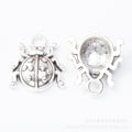 DIY Vintage Zinc Alloy Beetle Charm Pendants Jewelry Accessories For Bracelets And Necklaces view 3