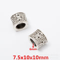 DIY Vintage Zinc Alloy Mixed Large Hole Beads Jewelry Accessories For European Bracelets Necklaces view 5
