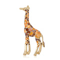 Alloy Enamel Giraffe Brooch Pin For Versatile Fashion Apparel view 5