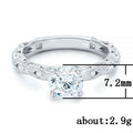Creative Trendy Zircon Inlaid Women's Ring Fashion Minimalist Finger Jewelry view 5