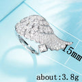 Fashion Street Style Angel Wing Women's Ring, Creative Trendy Jewelry Accessories view 5