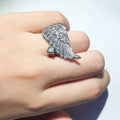 Fashion Street Style Angel Wing Women's Ring, Creative Trendy Jewelry Accessories view 4