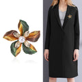Alloy Flower Brooch For Fresh Elegant Apparel And Accessories view 2