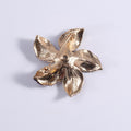 Alloy Flower Brooch For Fresh Elegant Apparel And Accessories view 3