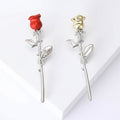 Alloy Rose Flower Brooch Pin For Women's Fashion Clothing Accessories view 1