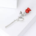 Alloy Rose Flower Brooch Pin For Women's Fashion Clothing Accessories view 4