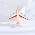Alloy Enamel Airplane Brooch Pin Badge For Unisex Apparel view 6