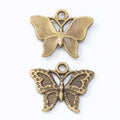 Zinc Alloy Butterfly Charm Pendant No.853793 for DIY Necklace Bracelet Jewelry Making view 2