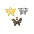 Zinc Alloy Butterfly Charm Pendant No.853793 for DIY Necklace Bracelet Jewelry Making view 5