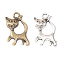 Vintage Zinc Alloy Cat Charm Pendant For DIY Bracelet Necklace Jewelry Accessories view 4