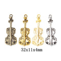 Zinc Alloy Guitar Charm Pendant No.757578 for DIY Necklace Bracelet Jewelry Making view 1