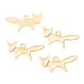 Zinc Alloy Fox Charm Pendant No.609230 for DIY Necklace Bracelet Jewelry Making view 4