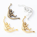 Vintage Zinc Alloy Monkey Charm Pendant DIY Jewelry Accessories For Bracelets And Keychains 665 view 1