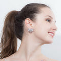High End Luxury Micro Pave Full Cubic Zirconia Dangle Earrings For Women Fashion Jewelry view 4