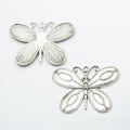 Zinc Alloy Butterfly Charm Pendant No.153204 for DIY Necklace Bracelet Jewelry Making view 2