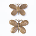 Zinc Alloy Butterfly Charm Pendant No.153204 for DIY Necklace Bracelet Jewelry Making view 3