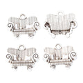 Vintage Zinc Alloy Sofa Charm Pendant For DIY Necklace Jewelry Making Accessories view 4