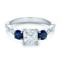 Korean Style Two Tone Zircon Engagement Ring, Creative Cross Border Jewelry view 2