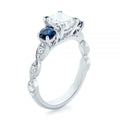 Korean Style Two Tone Zircon Engagement Ring, Creative Cross Border Jewelry view 1