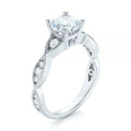 European Women's Micro Pave Cubic Zirconia Ring Creative Simple Fashion Jewelry view 1