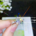 Creative Classic Round Cubic Zirconia Princess Ring Fashion Women's Jewelry view 5
