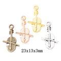 Zinc Alloy Guitar Charm Pendant No.050937 for DIY Necklace Bracelet Jewelry Making view 1