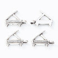 Zinc Alloy Piano Charm Pendant for DIY Necklace Bracelet Jewelry Making view 3