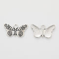 Zinc Alloy Butterfly Charm Pendant No.682257 for DIY Necklace Bracelet Jewelry Making view 4
