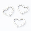 Zinc Alloy Heart Charm Pendant No.874899 for DIY Necklace Bracelet Jewelry Making view 2