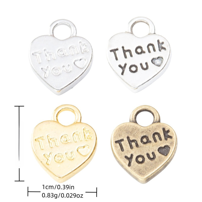 Zinc Alloy Heart Charm Pendant No.155308 for DIY Necklace Bracelet Jewelry Making