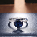 European American OL Style Women's Ring With Crystal Inlay, Minimalist Fashion Jewelry view 4
